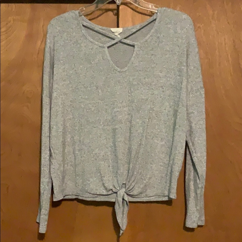 Knotted sweater